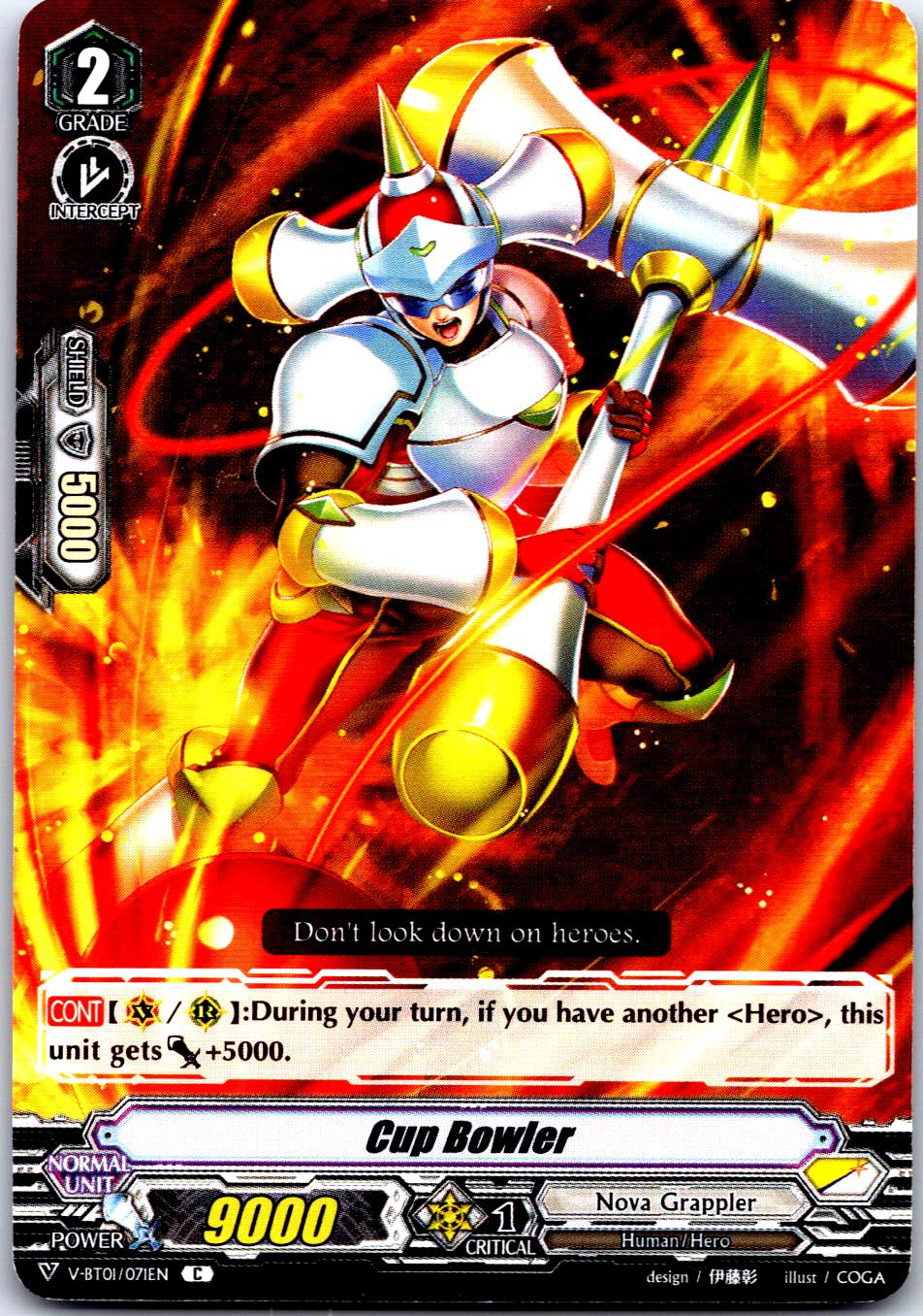 CUP BOWLER V-BT01/071EN C CARDFIGHT!! VANGUARD MP