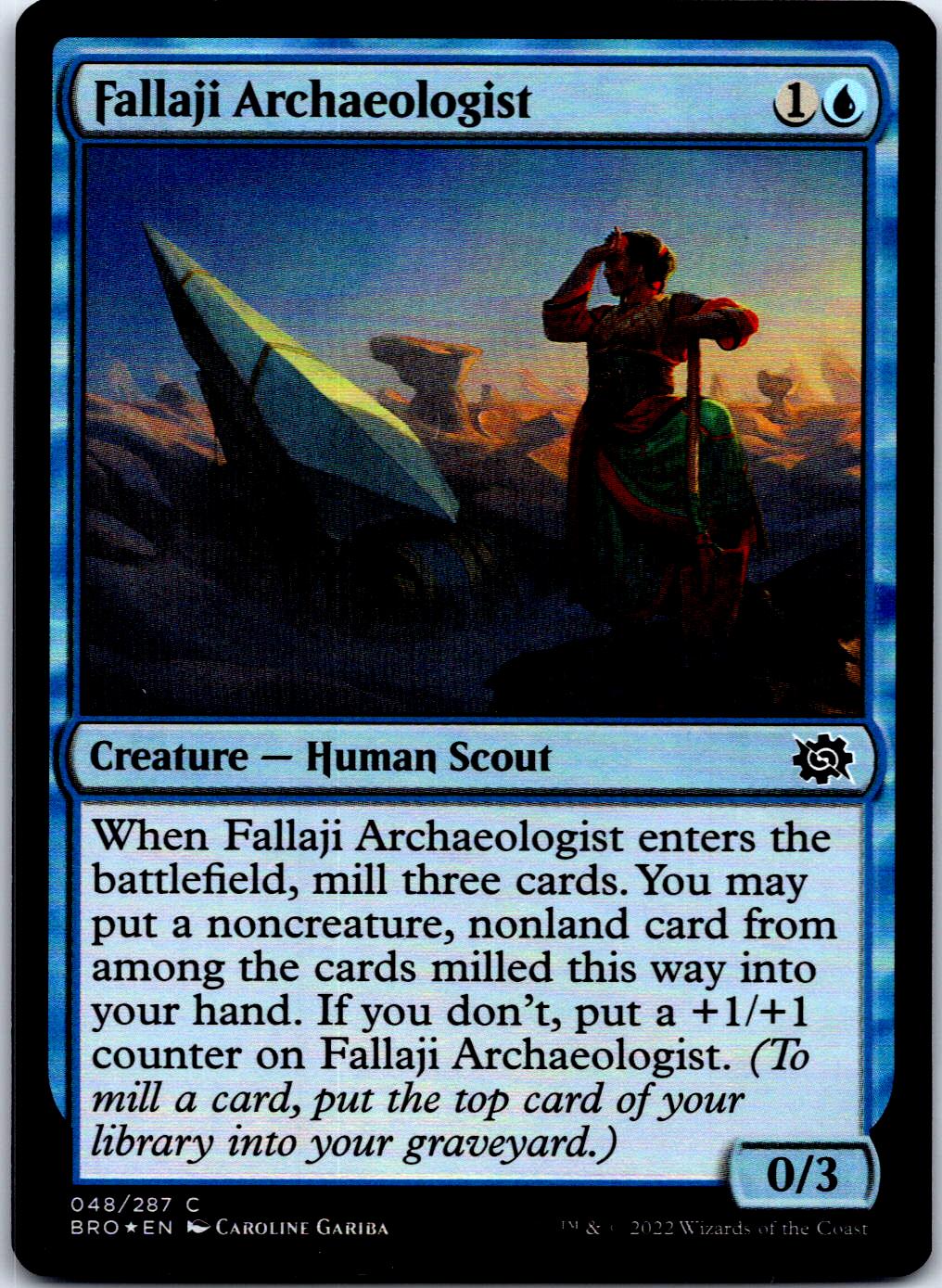 FALLAJI ARCHAEOLOGIST 48 C MAGIC: THE GATHERING MP