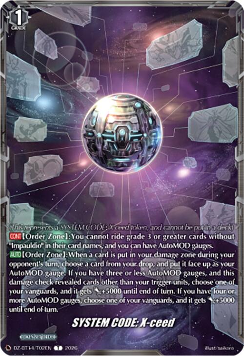 SYSTEM CODE: X-ceed