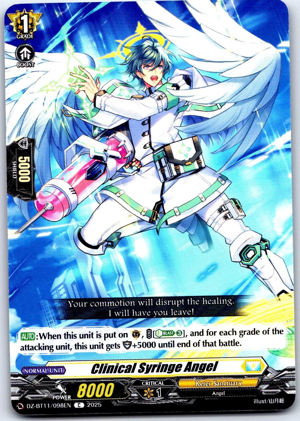 CLINICAL SYRINGE ANGEL DZ-BT11/098EN C CARDFIGHT!! VANGUARD MP