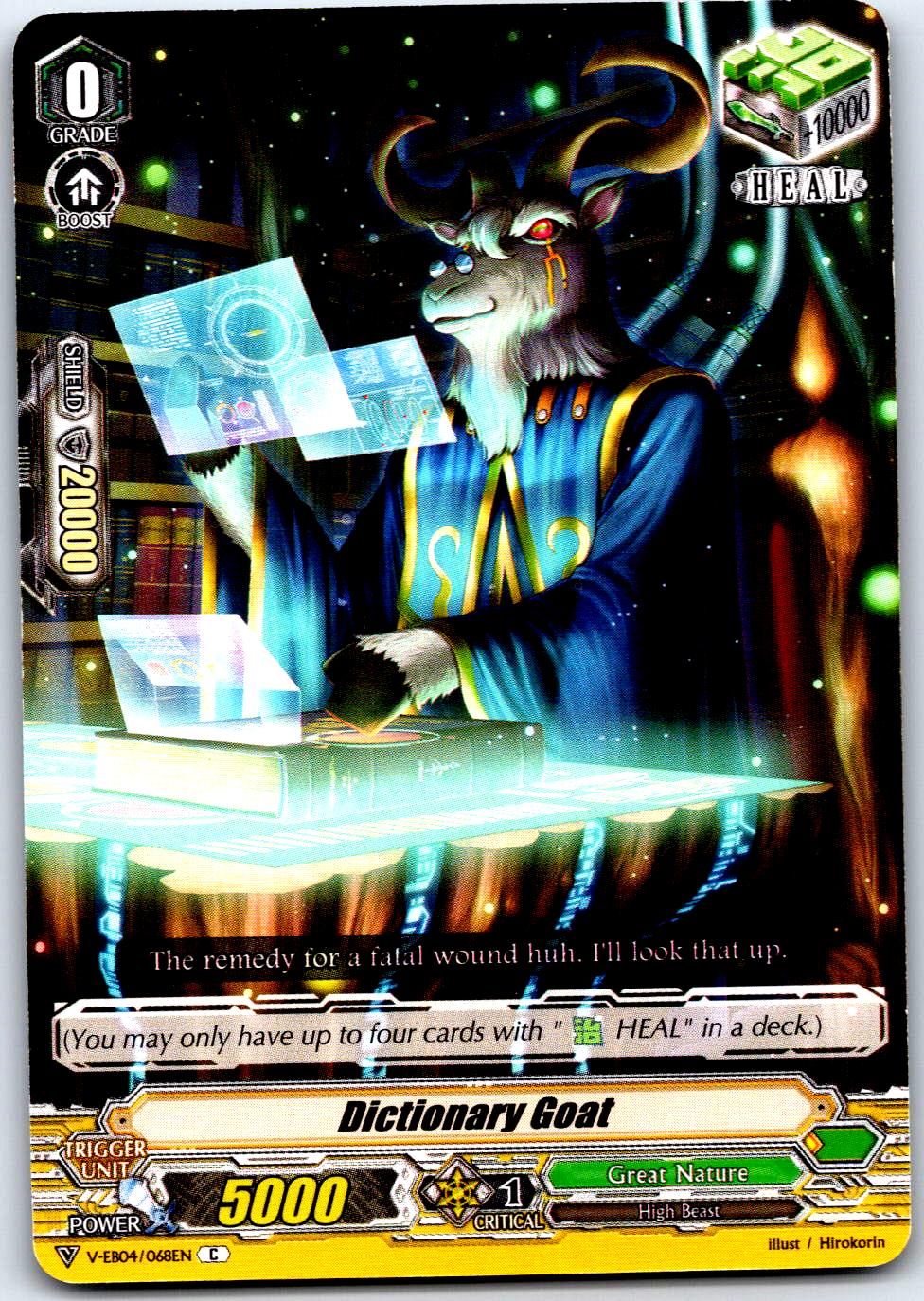 DICTIONARY GOAT V-EB04/068EN C CARDFIGHT!! VANGUARD MP