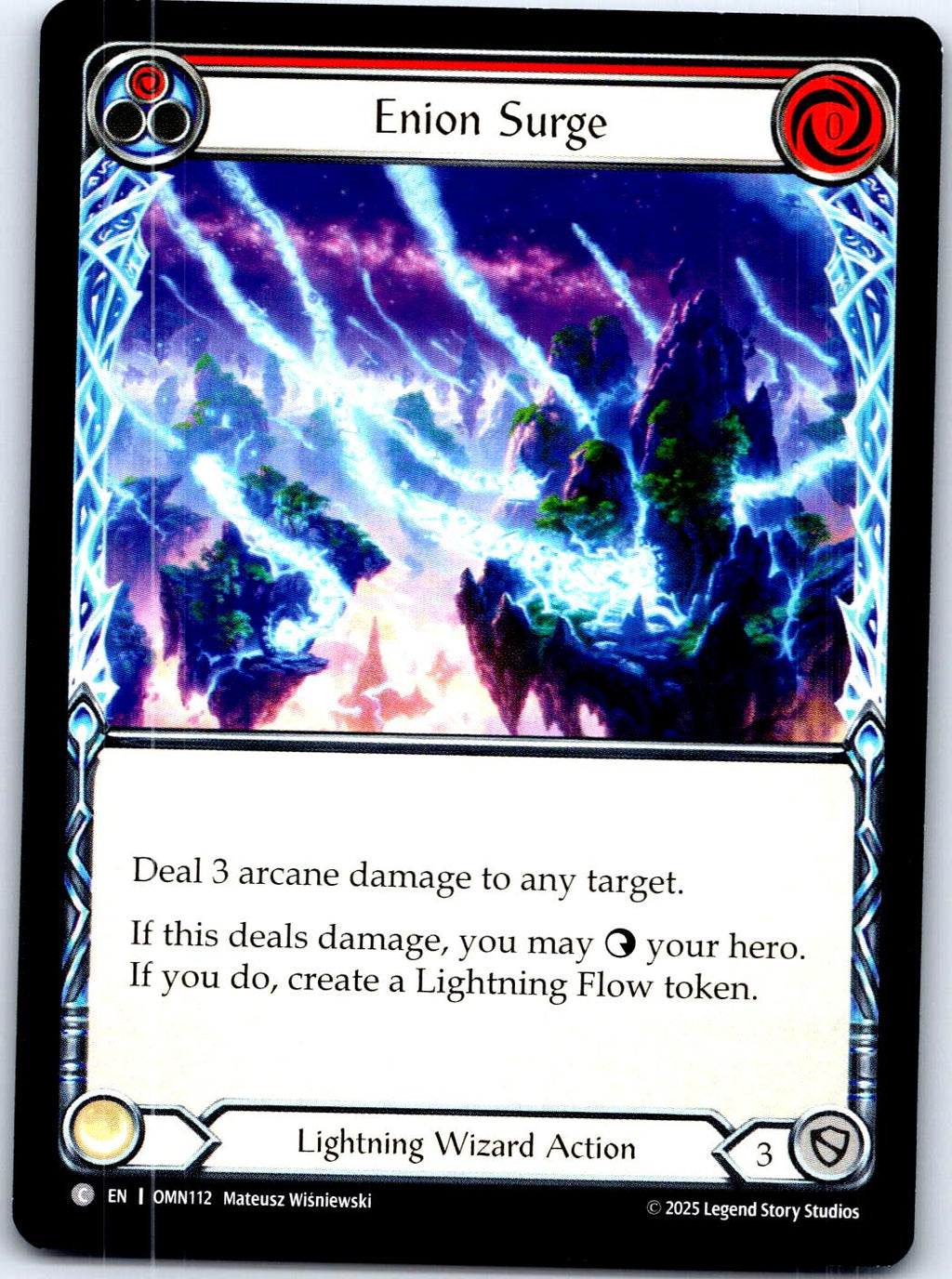 ENION SURGE (RED) OMN112 C FLESH AND BLOOD MP