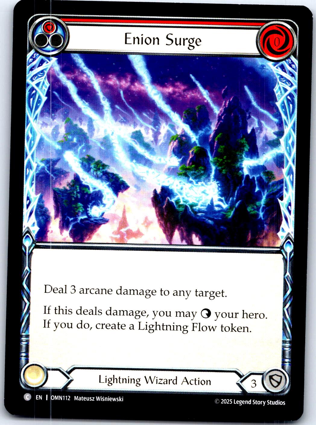 ENION SURGE (RED) OMN112 C FLESH AND BLOOD MP
