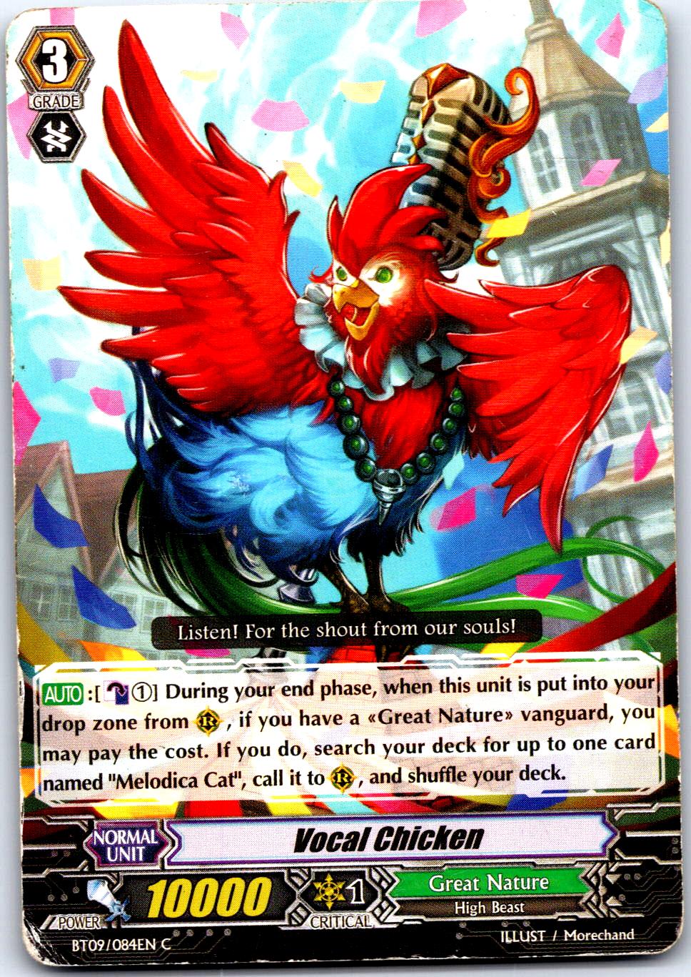 VOCAL CHICKEN BT09/084EN C CARDFIGHT!! VANGUARD HP