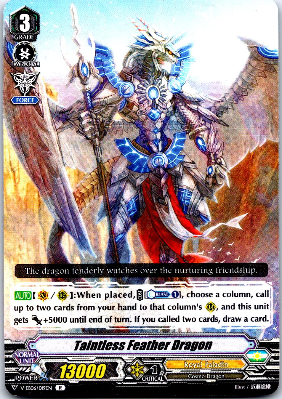 TAINTLESS FEATHER DRAGON V-EB06/019EN R CARDFIGHT!! VANGUARD MP