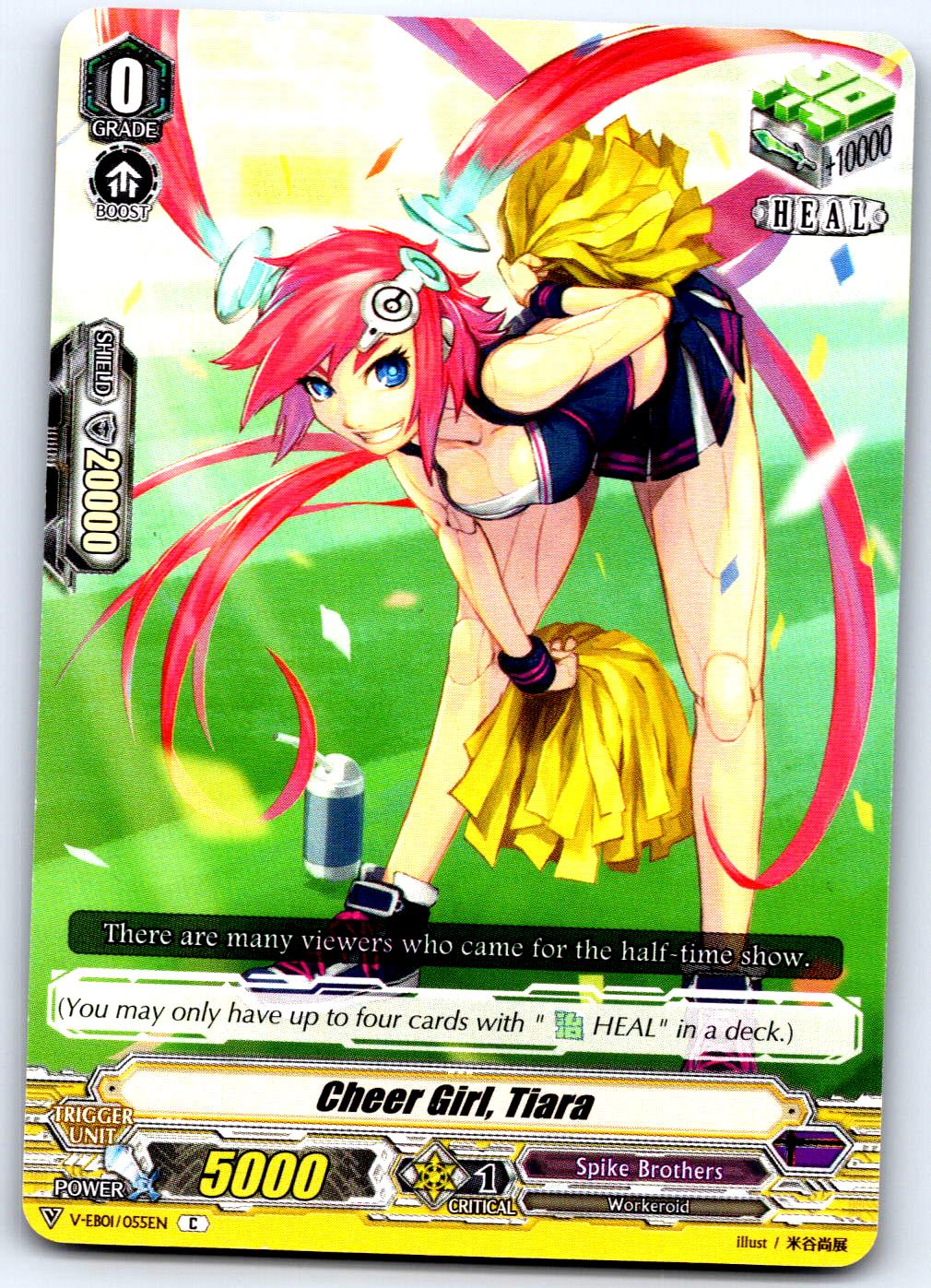 CHEER GIRL, TIARA V-EB01/055EN C CARDFIGHT!! VANGUARD MP