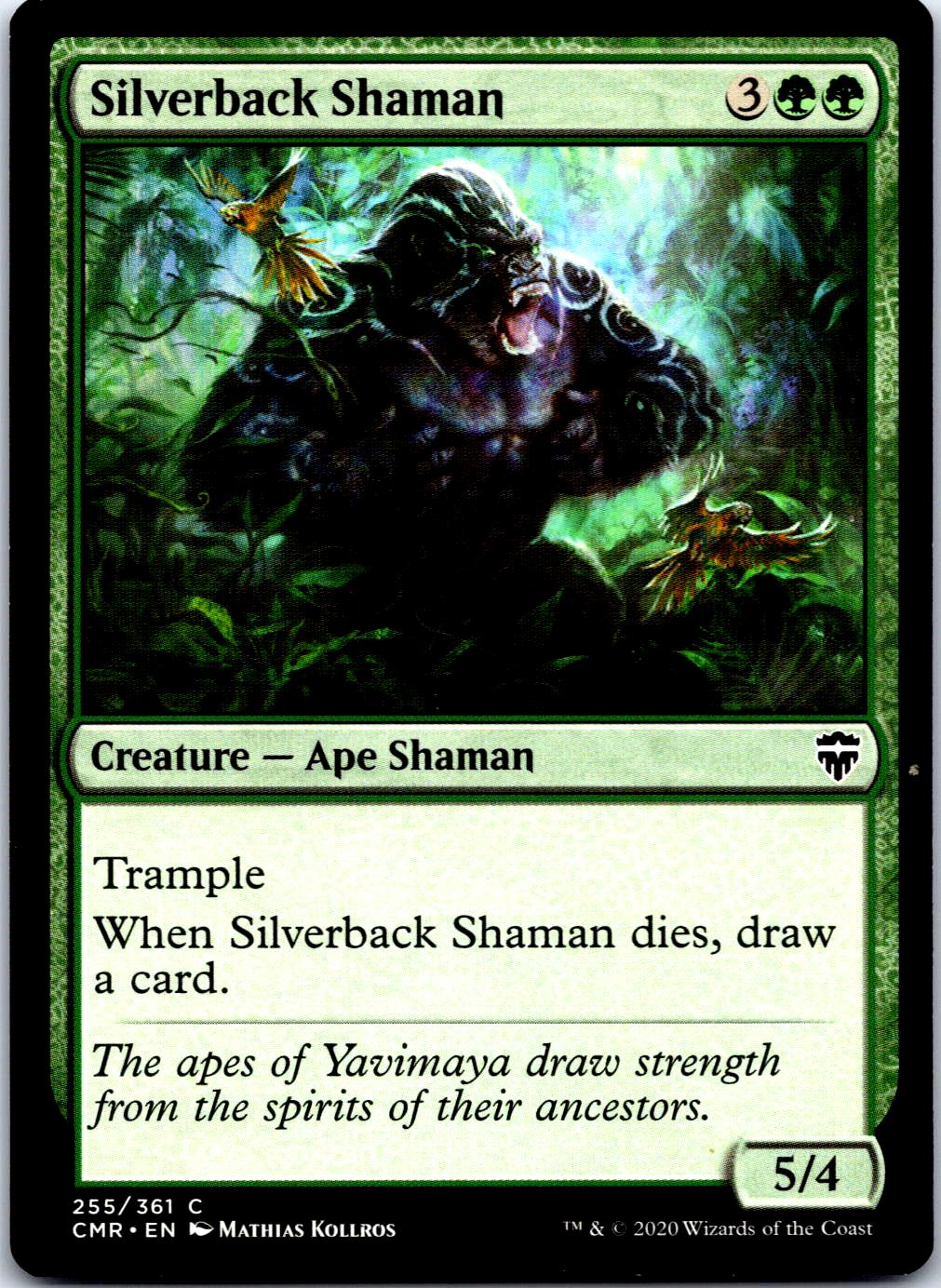 SILVERBACK SHAMAN 255 C MAGIC: THE GATHERING MP