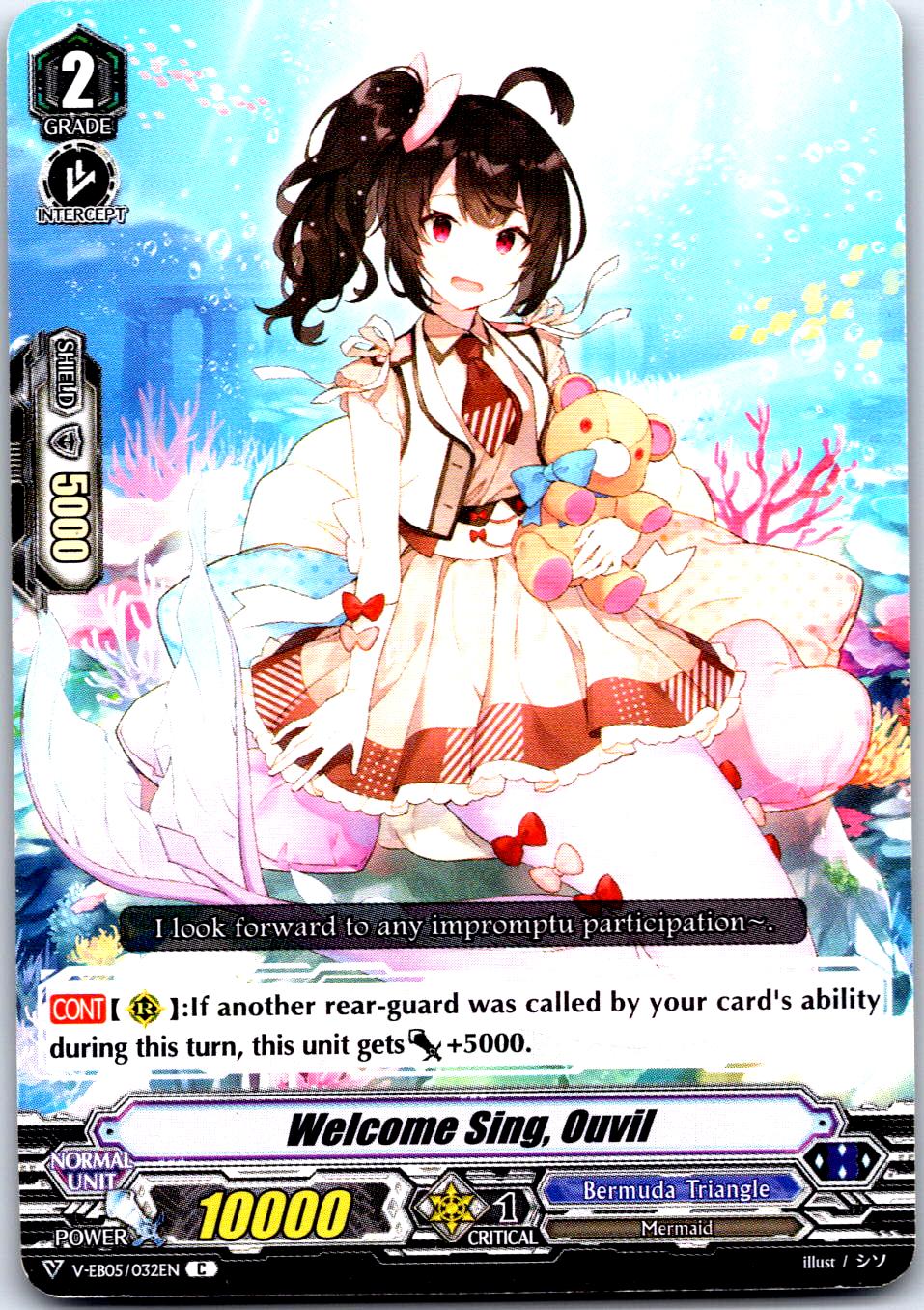 WELCOME SING, OUVIL V-EB05/032EN C CARDFIGHT!! VANGUARD HP
