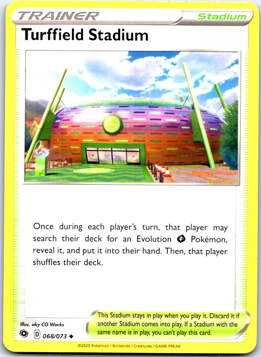 TURFFIELD STADIUM 068/073 UC POKEMON MP