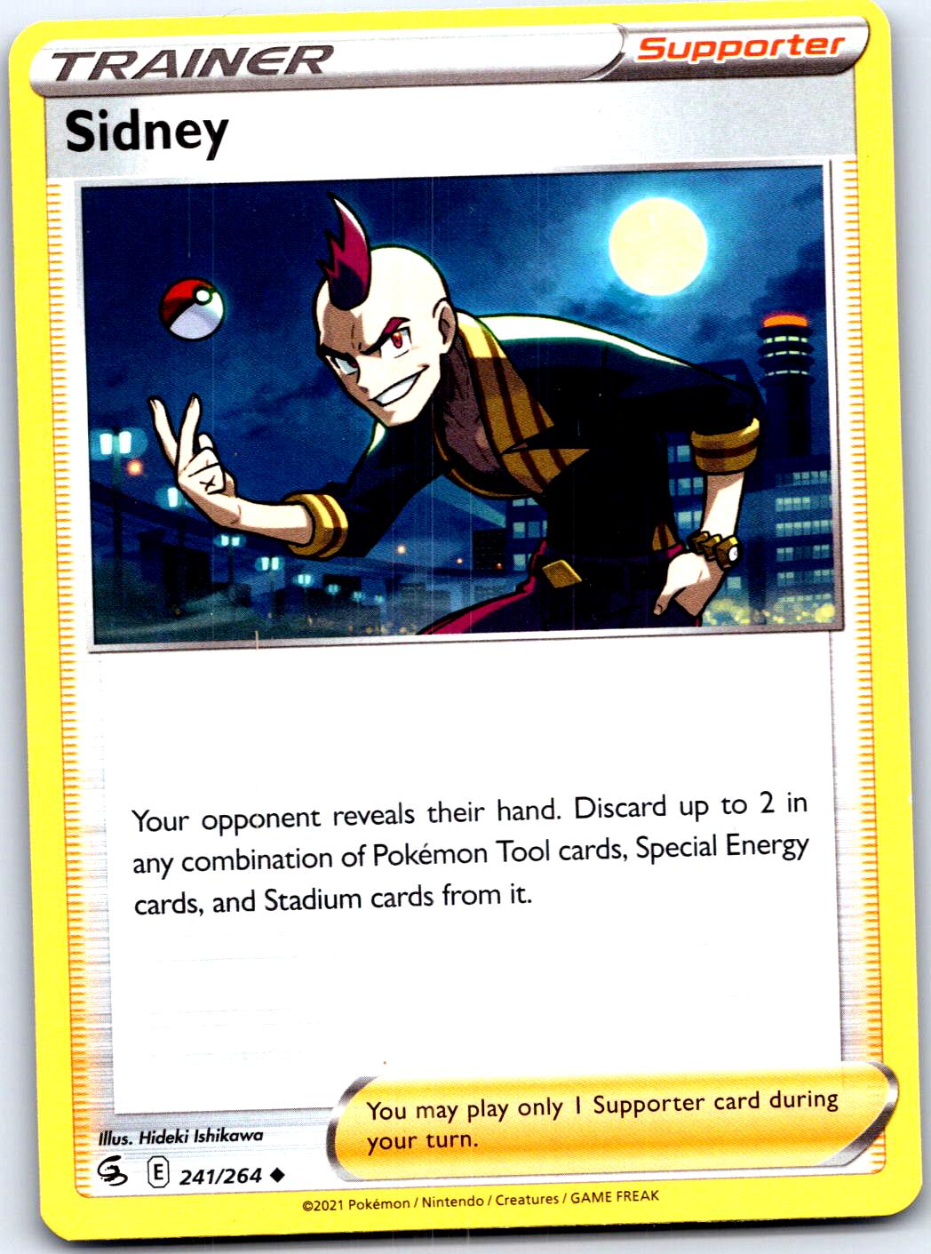 SIDNEY 241/264 UC POKEMON MP