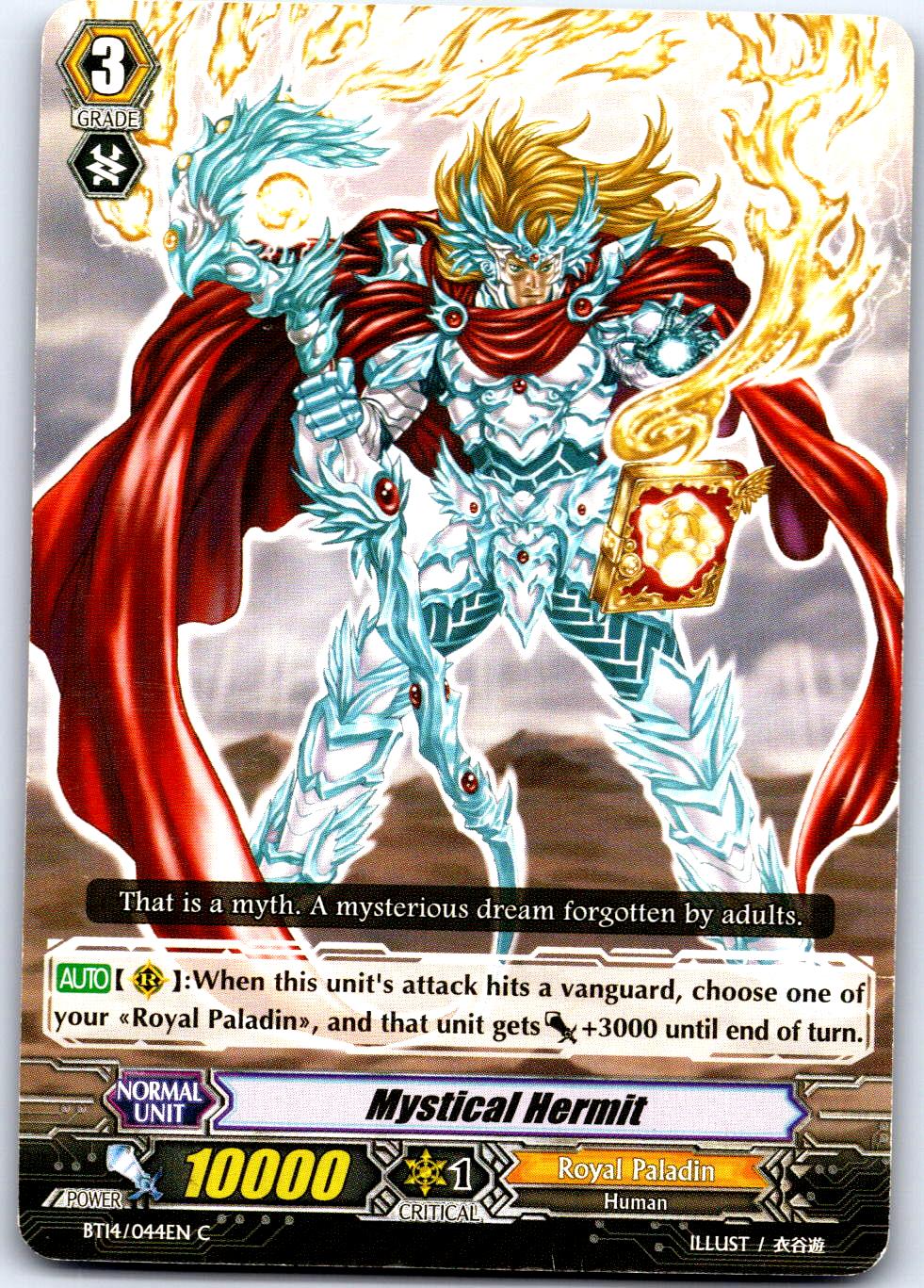 MYSTICAL HERMIT BT14/044EN C CARDFIGHT!! VANGUARD MP