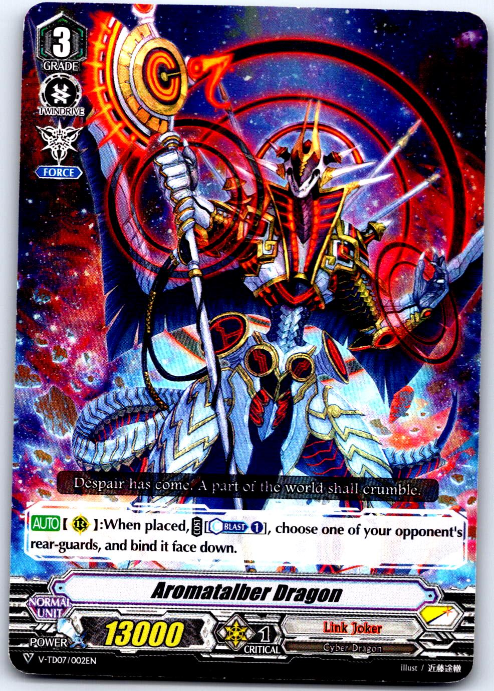 AROMATALBER DRAGON V-TD07/002EN TRIAL DECK CARDFIGHT!! VANGUARD MP