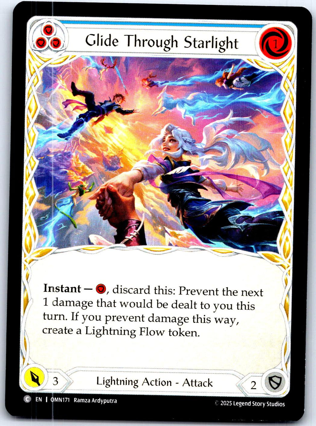 GLIDE THROUGH STARLIGHT (BLUE) OMN171 C FLESH AND BLOOD MP