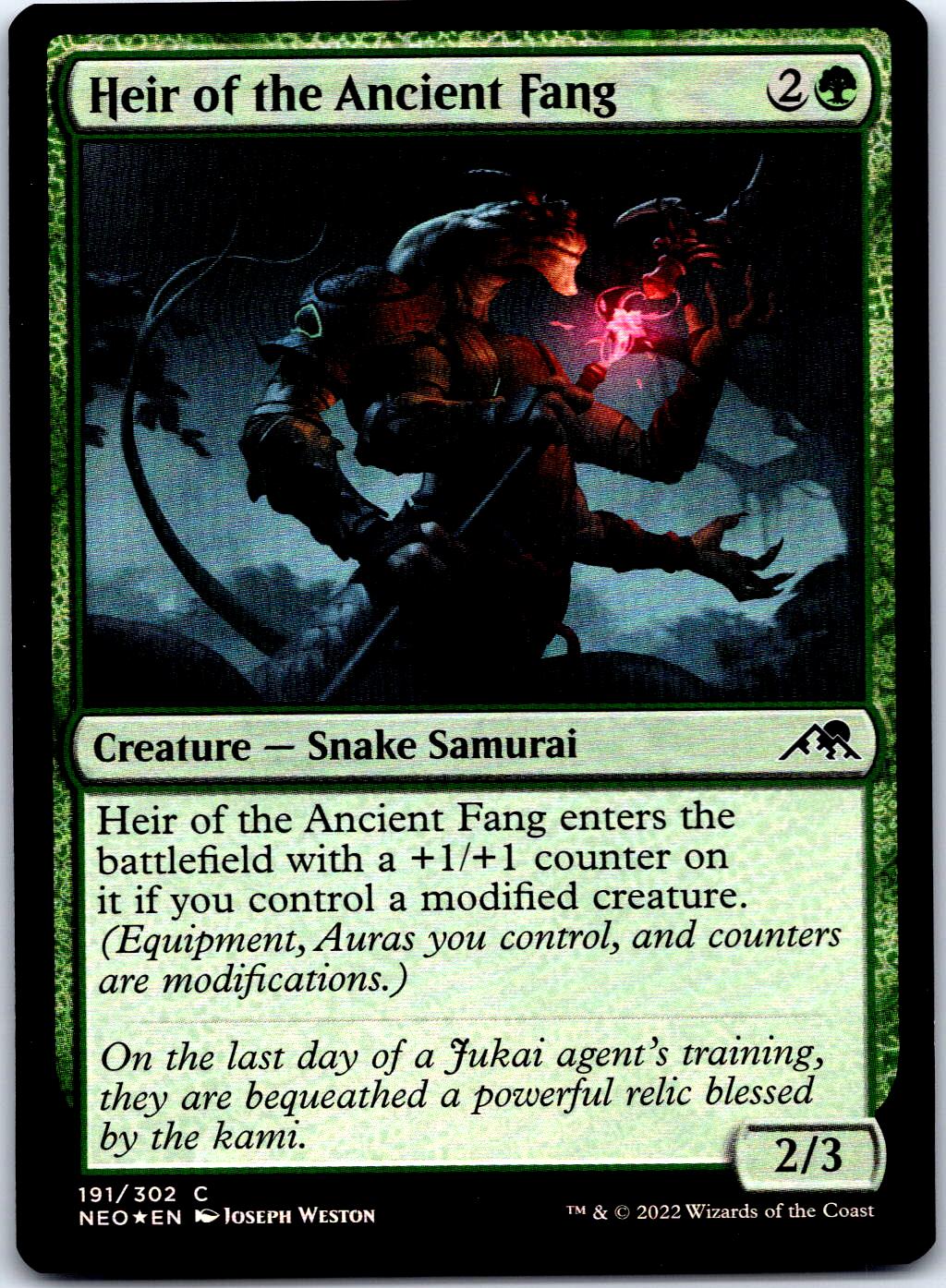 HEIR OF THE ANCIENT FANG 191 C MAGIC: THE GATHERING MP