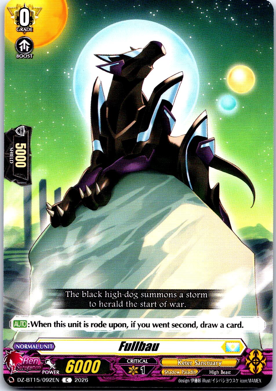 Fullbau  DZ-BT15/092EN C CARDFIGHT!! VANGUARD NM