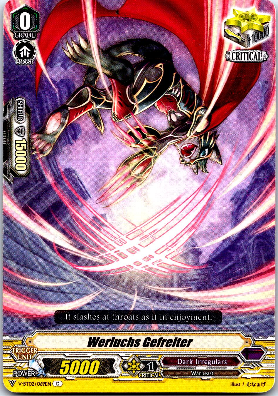WERLUCHS GEFREITER V-BT02/069EN C CARDFIGHT!! VANGUARD MP