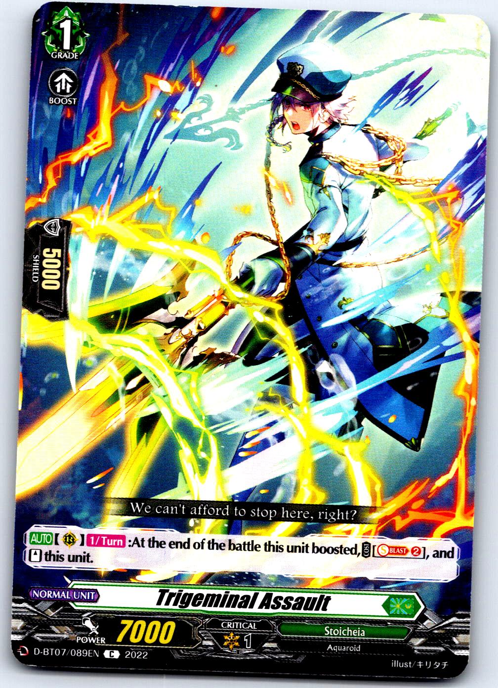 TRIGEMINAL ASSAULT D-BT07/089EN C CARDFIGHT!! VANGUARD MP
