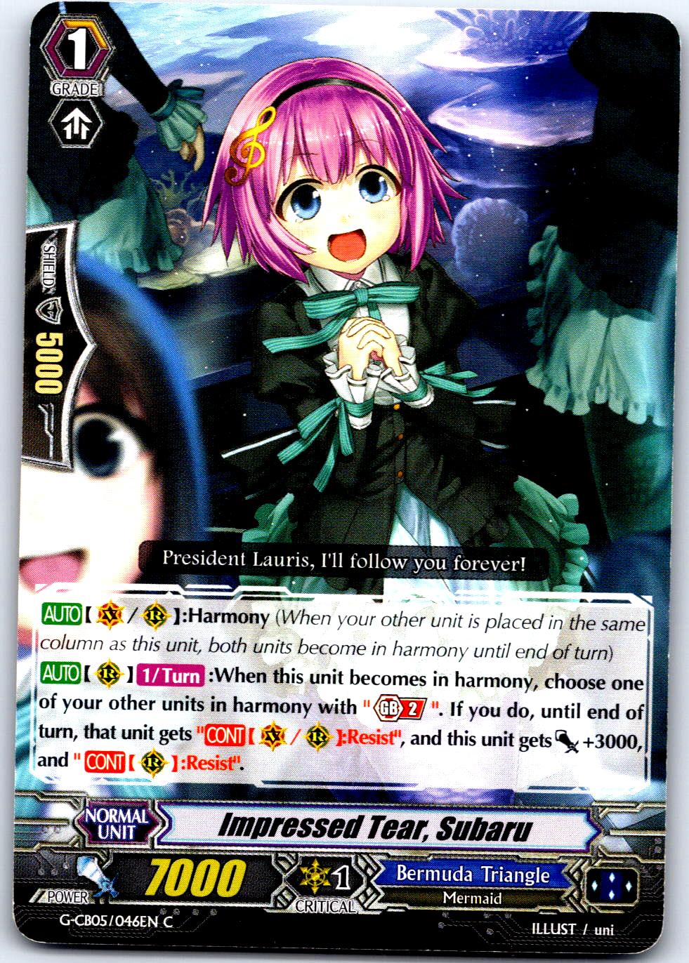 IMPRESSED TEAR, SUBARU G-CB05/046EN C CARDFIGHT!! VANGUARD MP