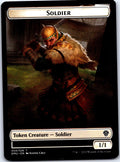 SOLDIER TOKEN 4 TOKEN MAGIC: THE GATHERING MP
