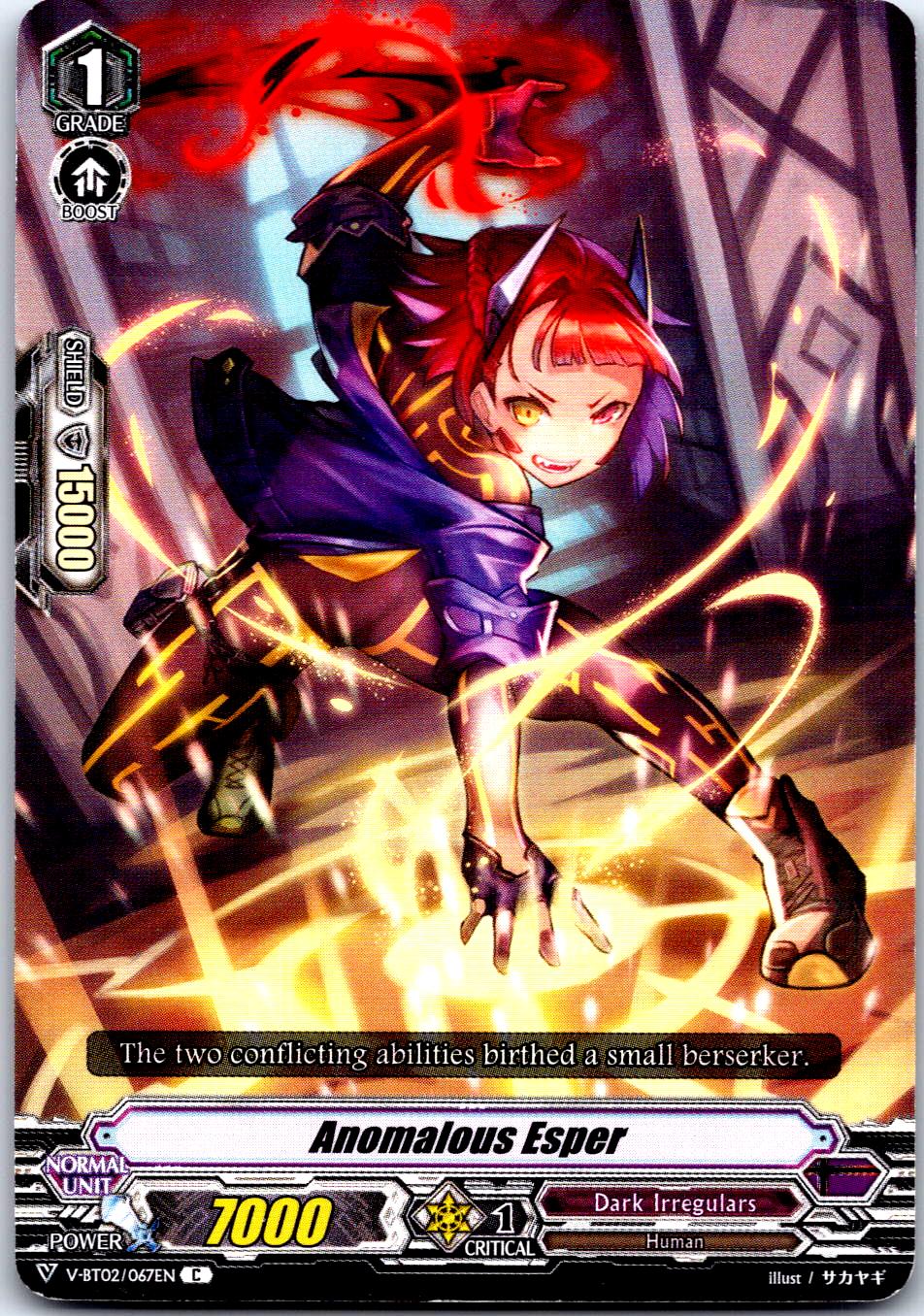 ANOMALOUS ESPER V-BT02/067EN C CARDFIGHT!! VANGUARD MP