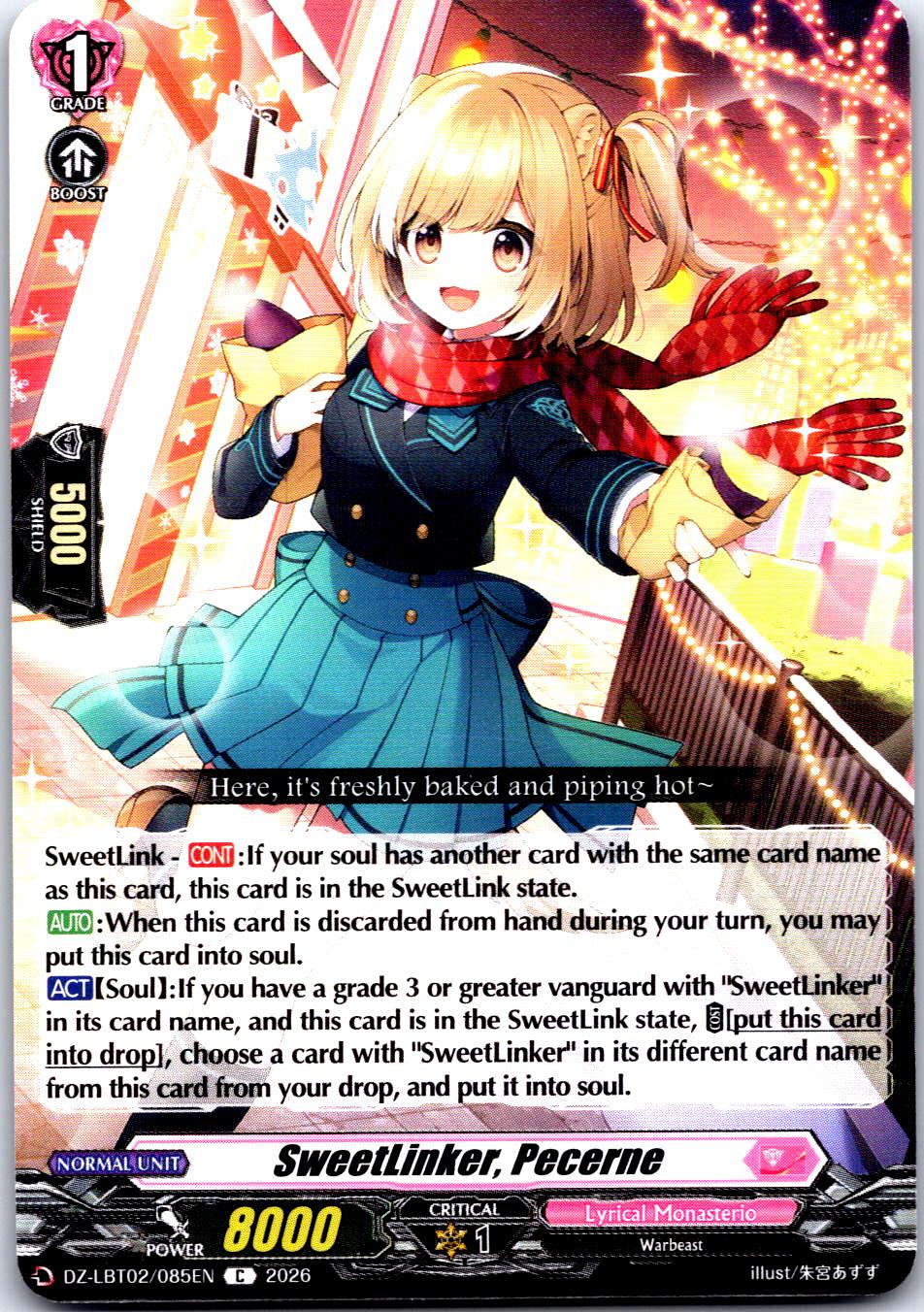 SWEETLINKER, PECERNE DZ-LBT02/085EN C CARDFIGHT!! VANGUARD MP