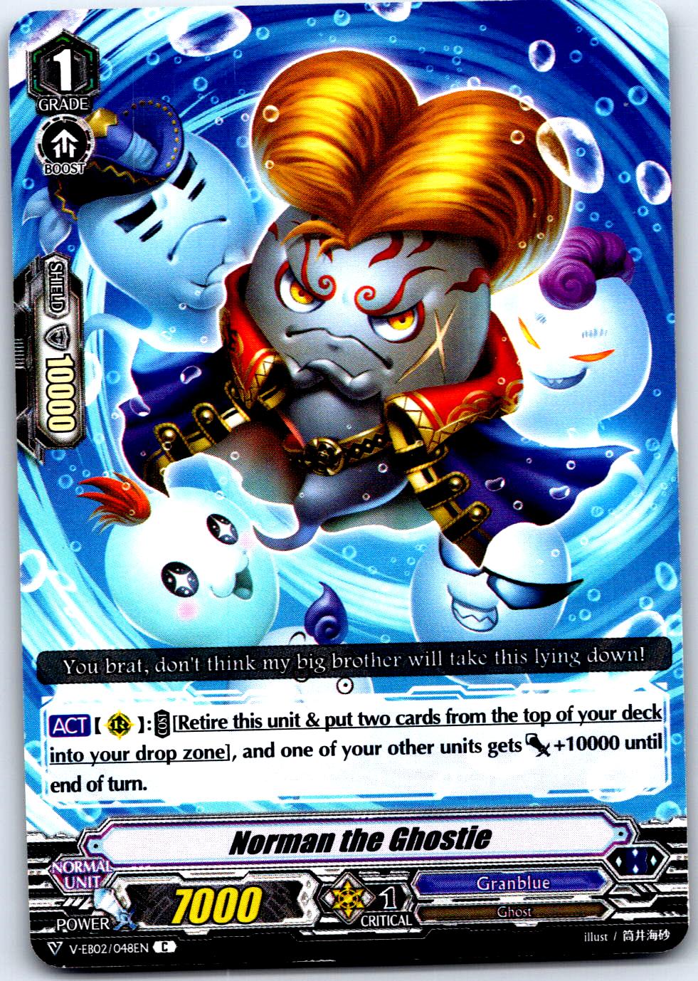 NORMAN THE GHOSTIE V-EB02/048EN C CARDFIGHT!! VANGUARD MP