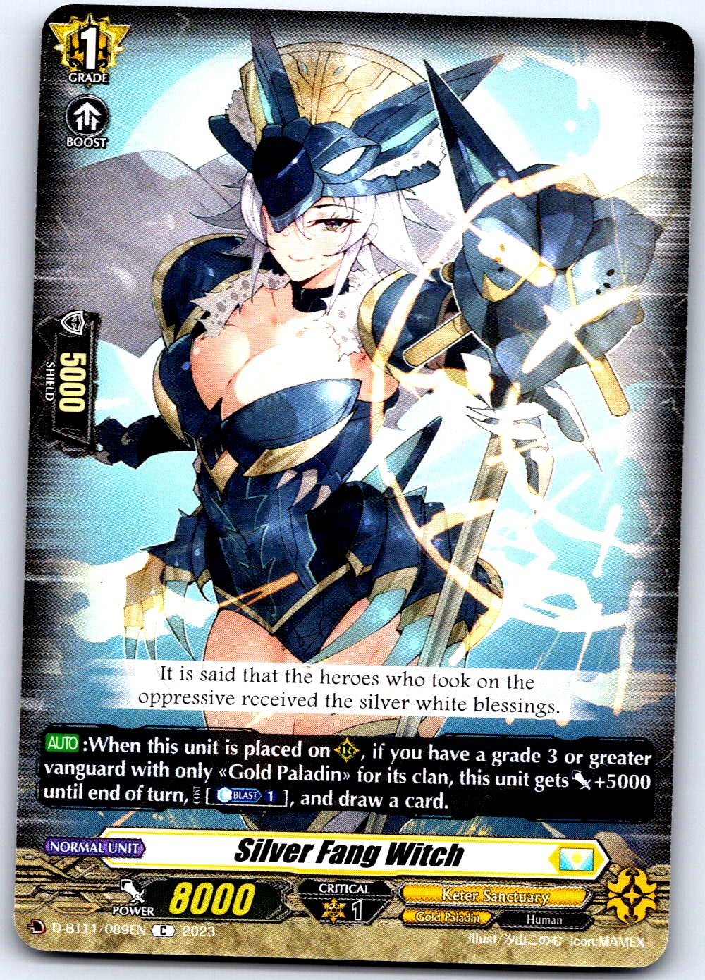 SILVER FANG WITCH D-BT11/089EN C CARDFIGHT!! VANGUARD MP