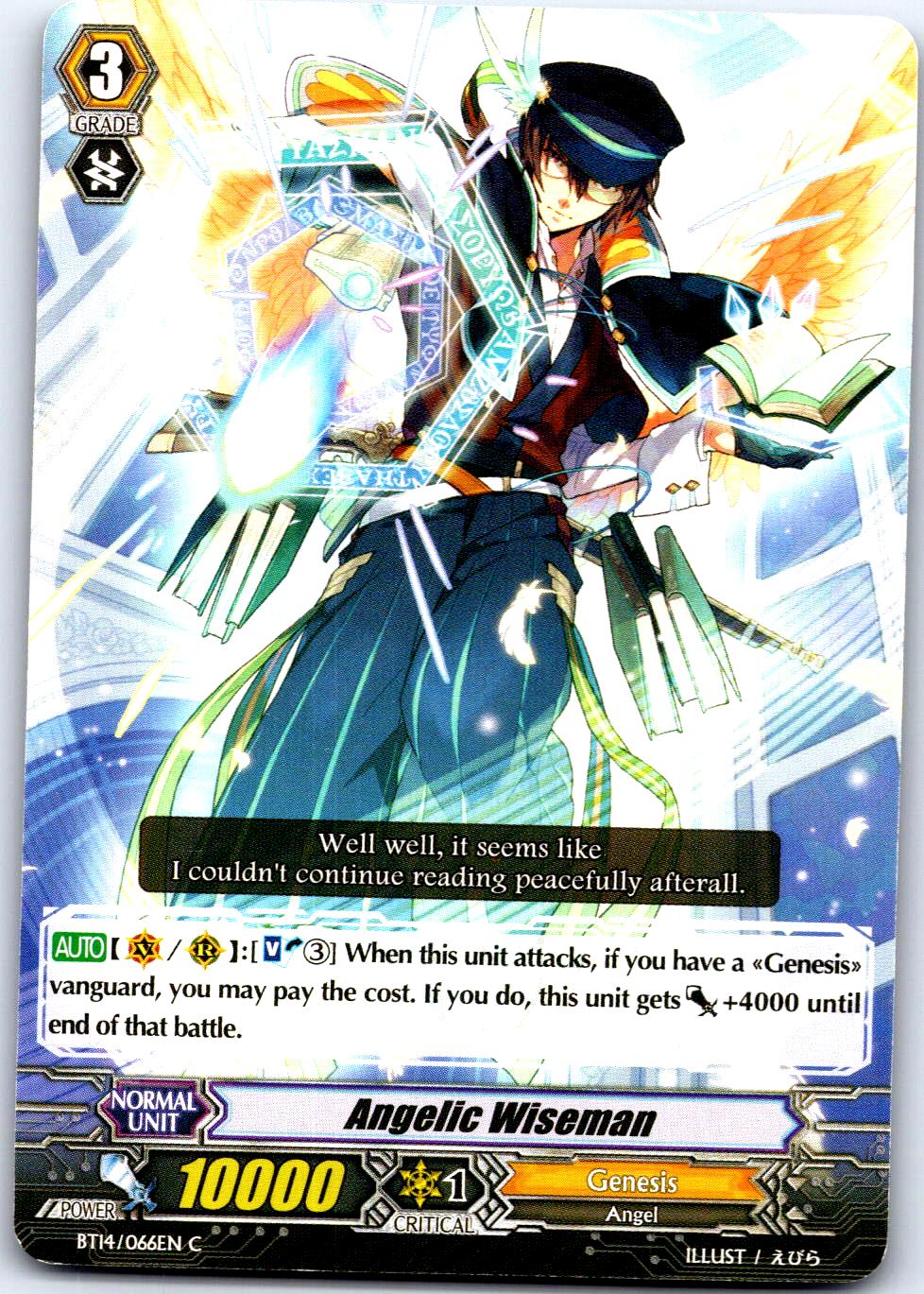 ANGELIC WISEMAN BT14/066EN C CARDFIGHT!! VANGUARD MP