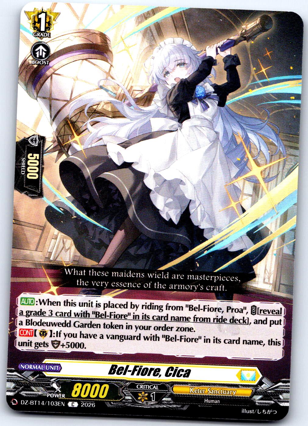 BEL-FIORE, CICA DZ-BT14/103EN C CARDFIGHT!! VANGUARD MP