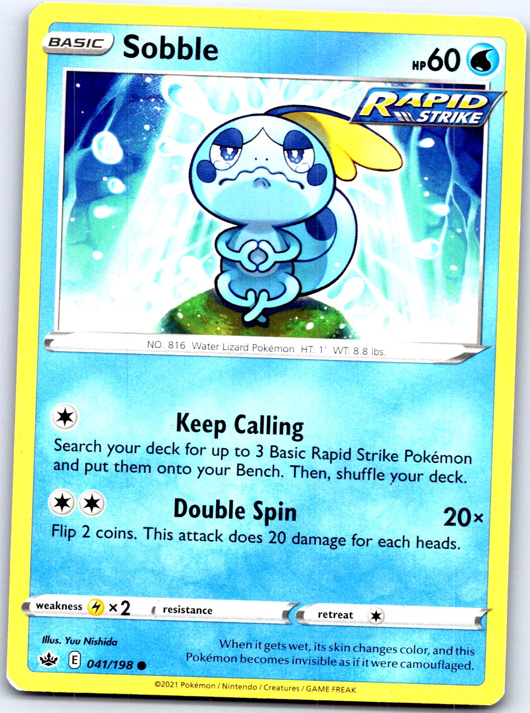 SOBBLE 041/198 C POKEMON MP