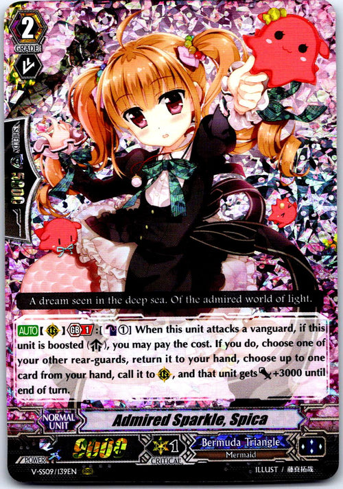 ADMIRED SPARKLE, SPICA V-SS09/139EN TRIPLE RARE CARDFIGHT!! VANGUARD MP