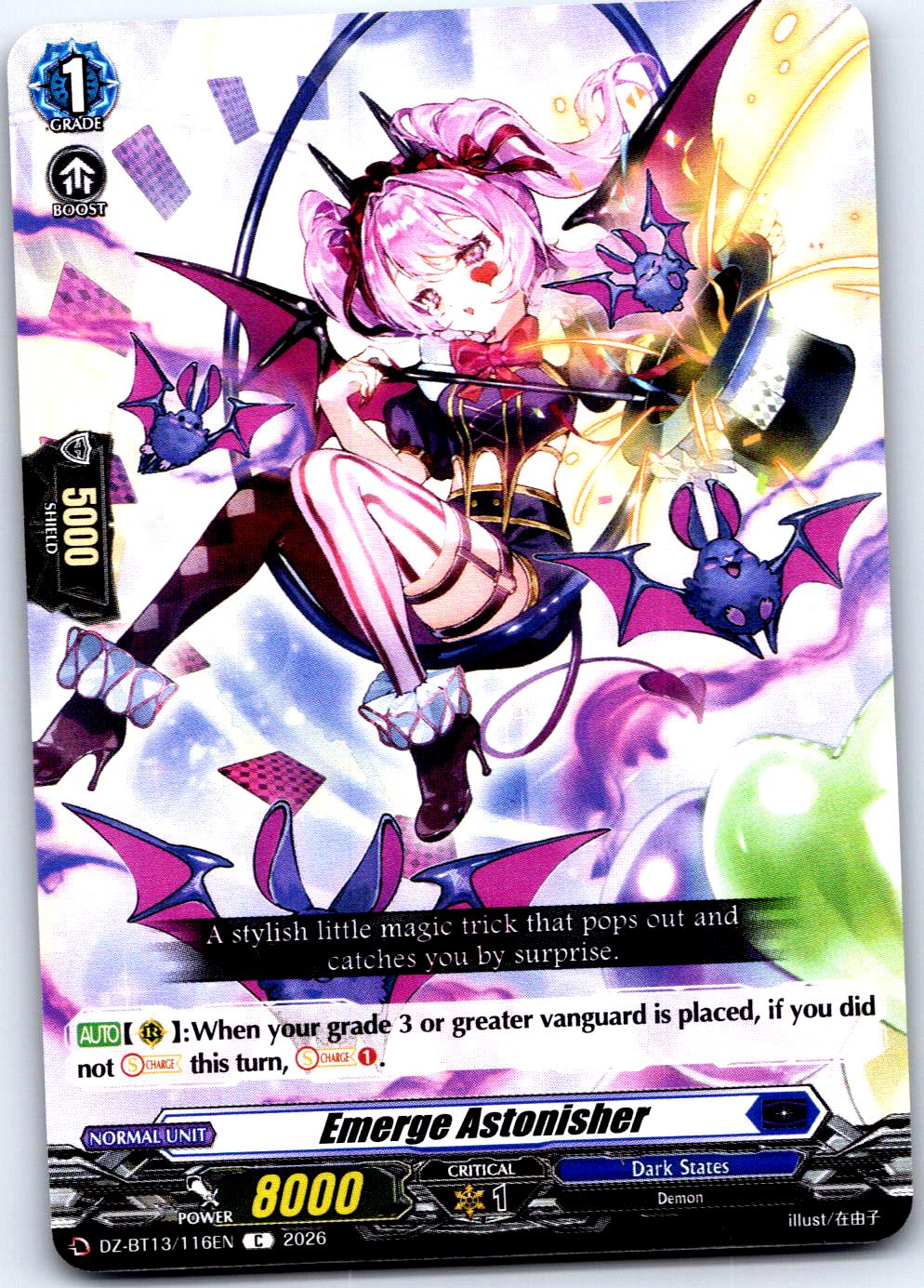 EMERGE ASTONISHER DZ-BT13/116EN C CARDFIGHT!! VANGUARD MP