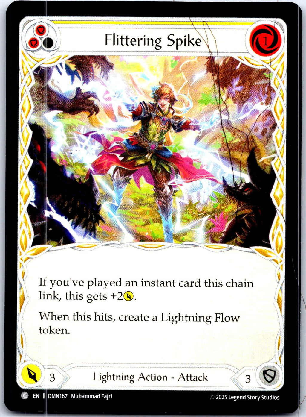 FLITTERING SPIKE (YELLOW) OMN167 C FLESH AND BLOOD MP