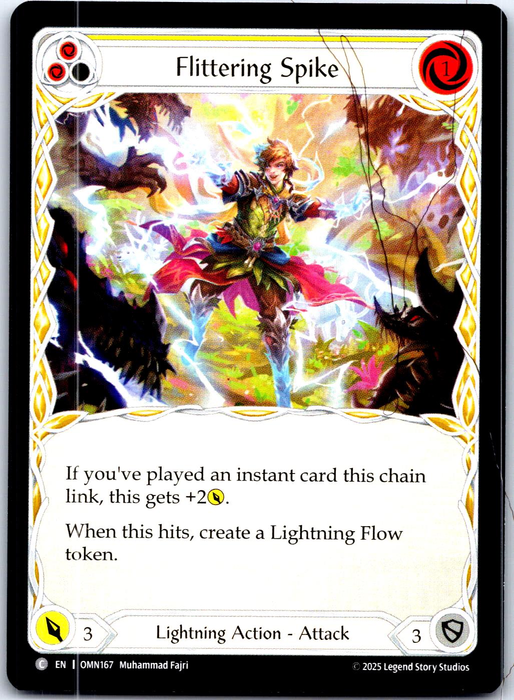 FLITTERING SPIKE (YELLOW) OMN167 C FLESH AND BLOOD MP