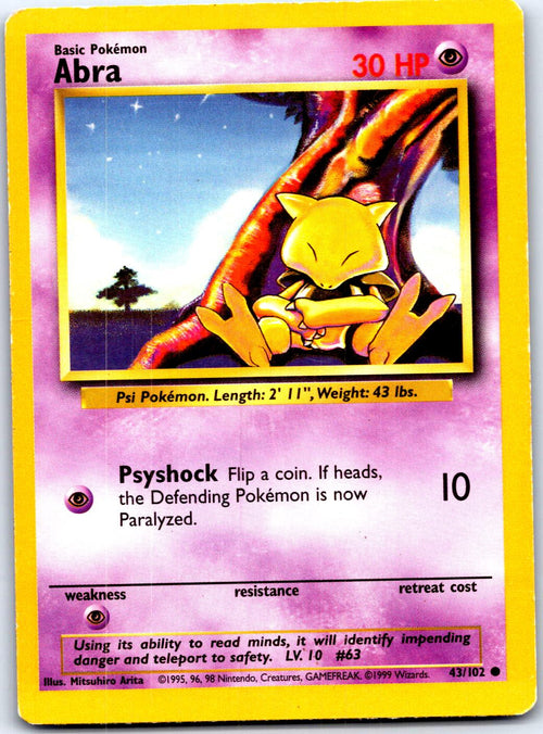 ABRA 43/102 C POKEMON MP