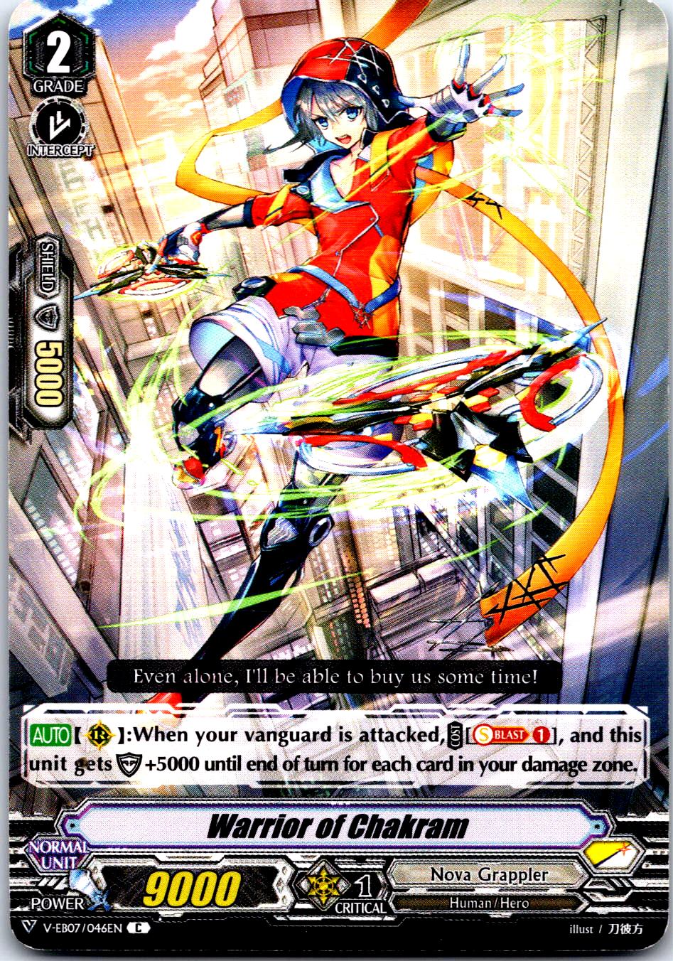 WARRIOR OF CHAKRAM V-EB07/046EN C CARDFIGHT!! VANGUARD MP