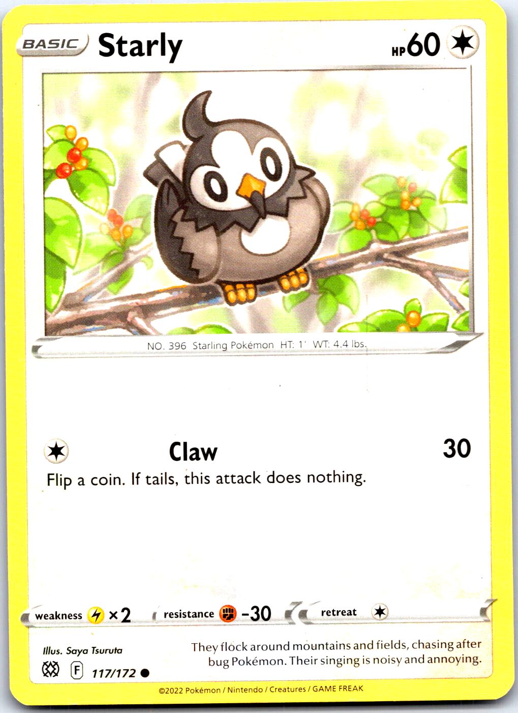 STARLY 117/172 C POKEMON MP