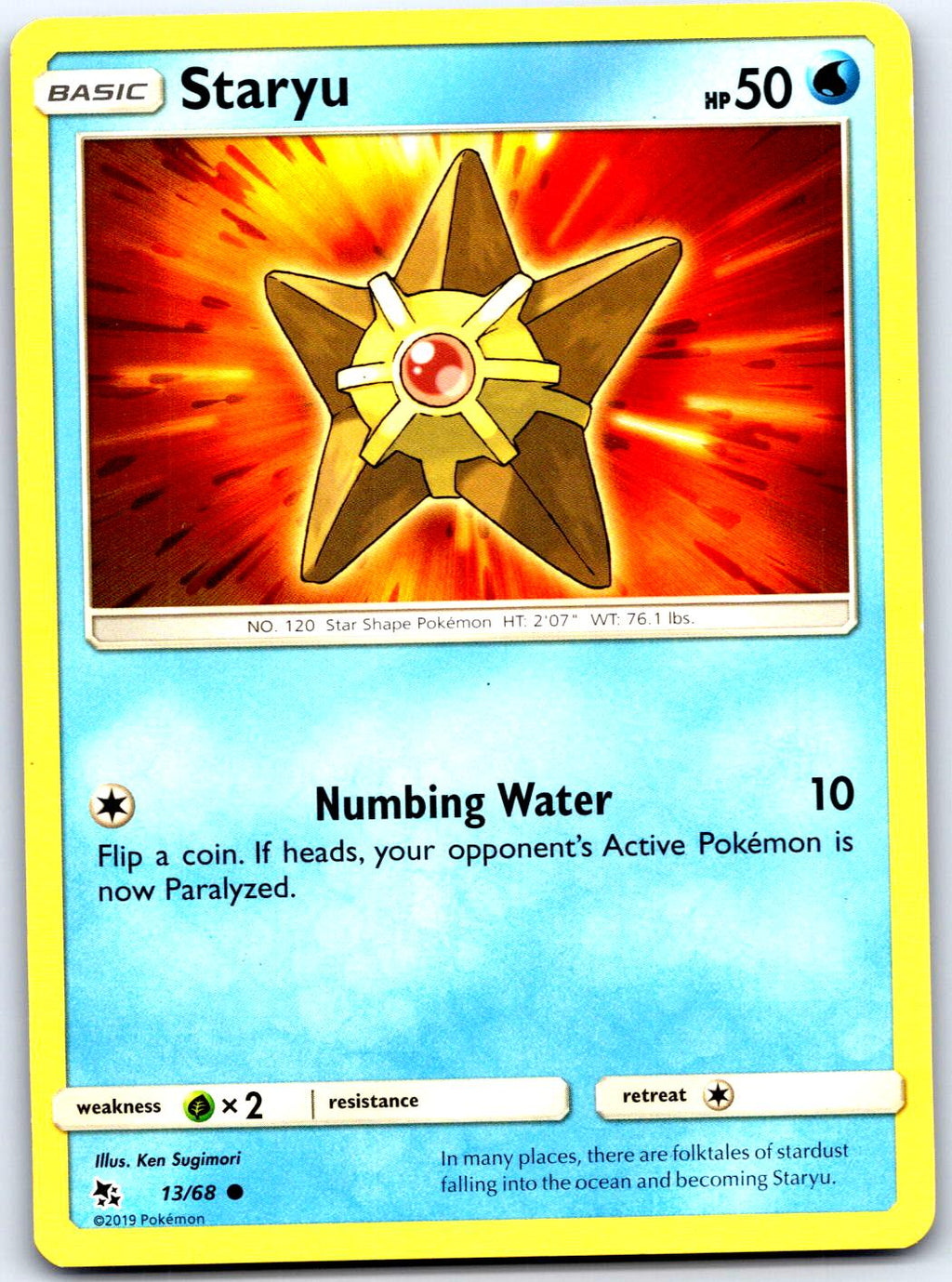 STARYU 13/68 C POKEMON MP