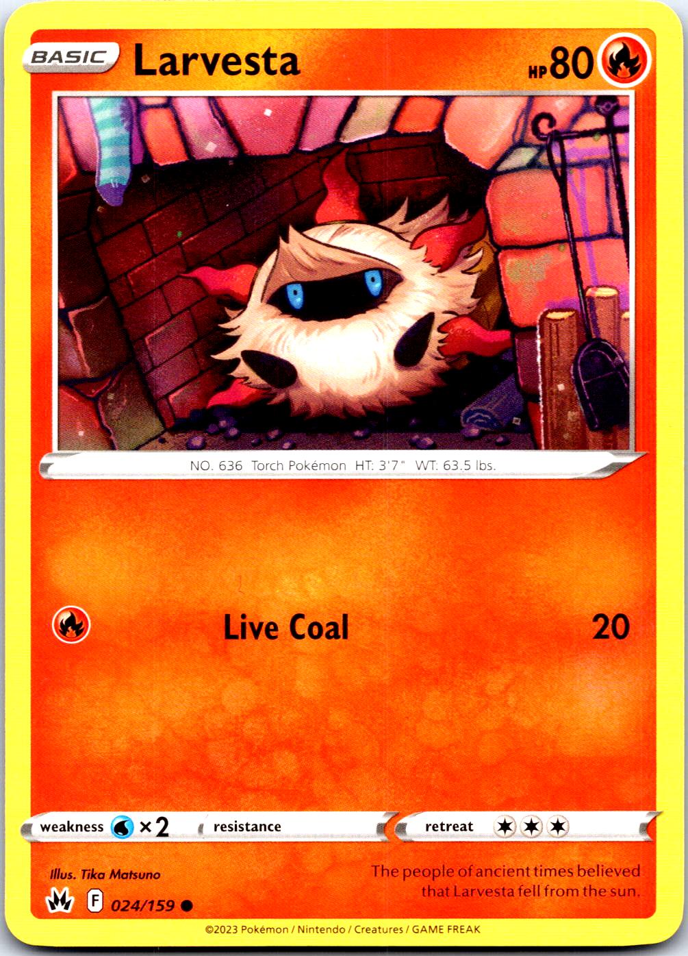 LARVESTA 024/159 C POKEMON MP