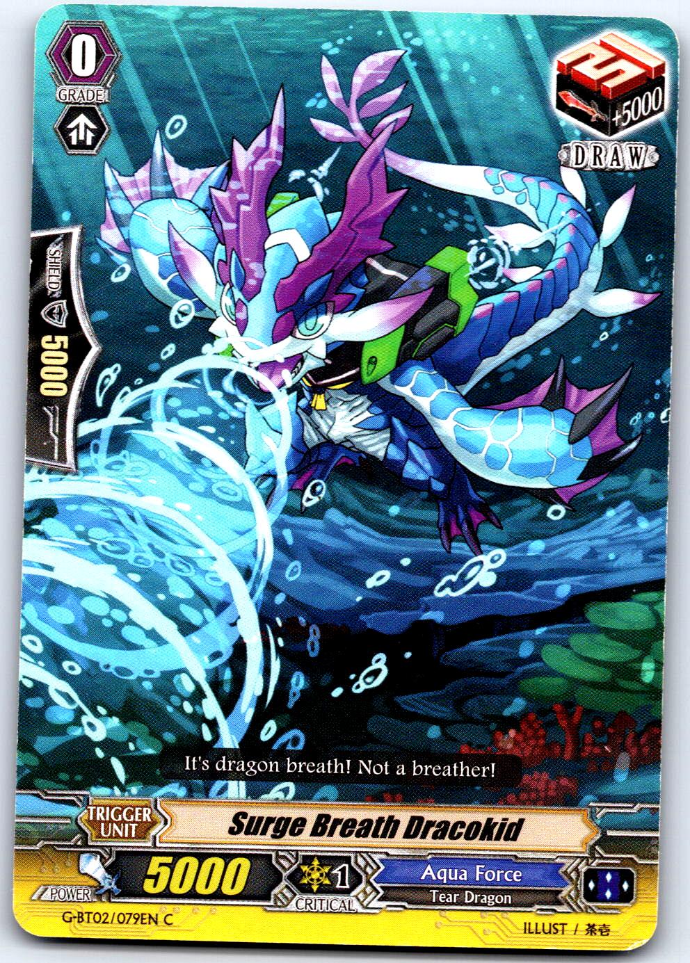 SURGE BREATH DRACOKID G-BT02/079EN C CARDFIGHT!! VANGUARD MP