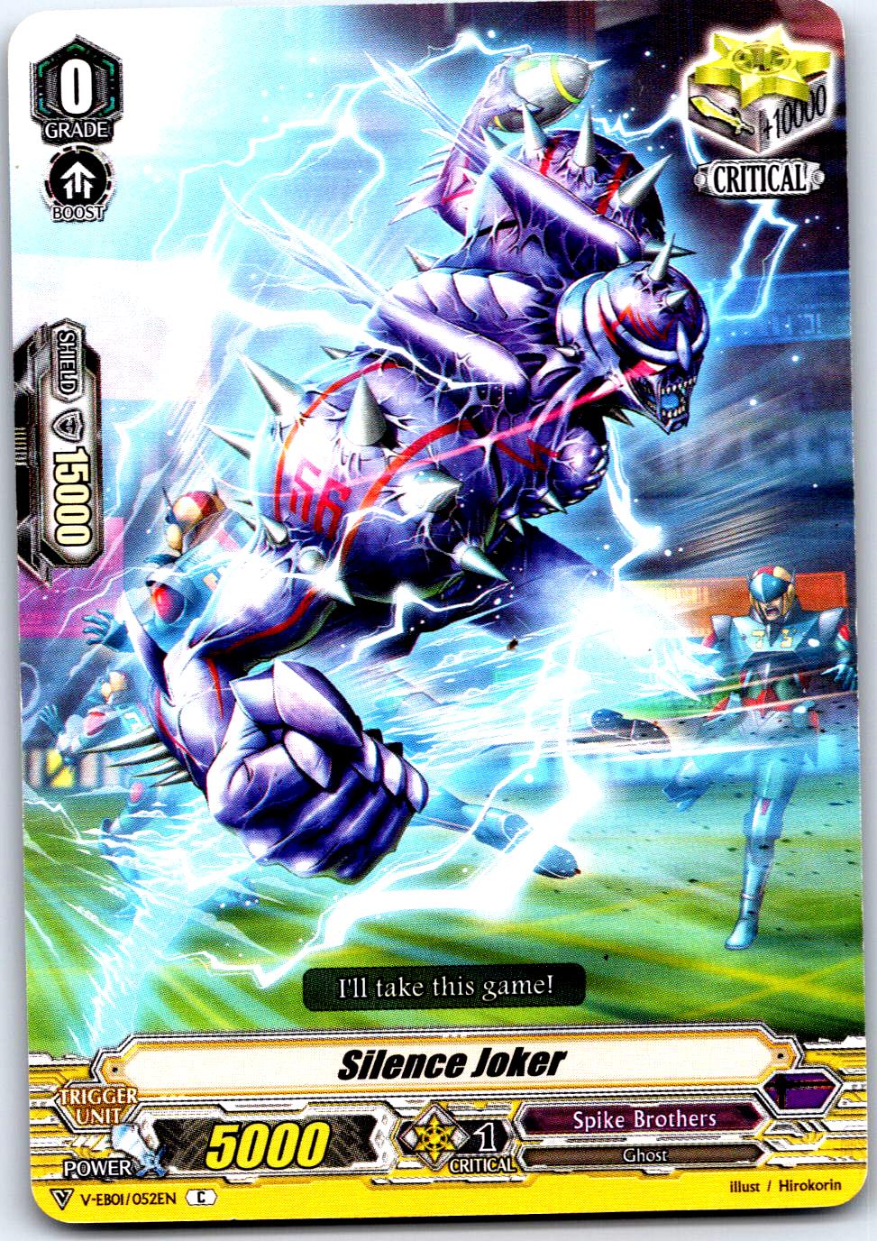 SILENCE JOKER V-EB01/052EN C CARDFIGHT!! VANGUARD MP