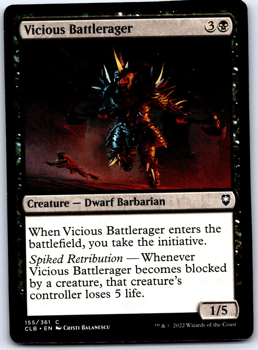 VICIOUS BATTLERAGER 155 C MAGIC: THE GATHERING MP