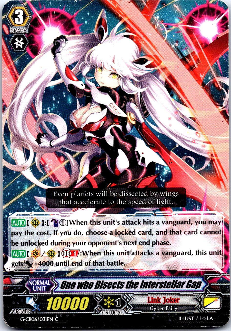 ONE WHO BISECTS THE INTERSTELLER GAP G-CB06/031EN C CARDFIGHT!! VANGUARD MP