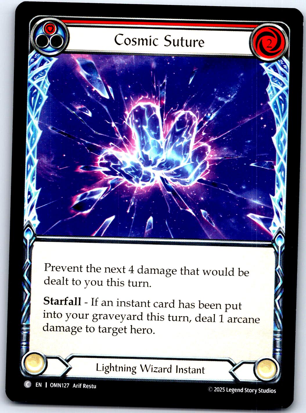 COSMIC SUTURE (RED) OMN127 R FLESH AND BLOOD MP
