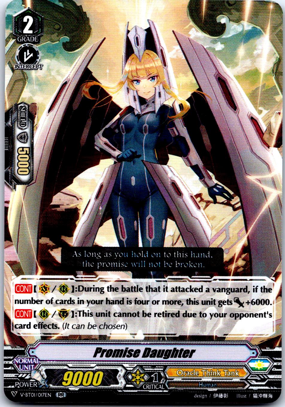 PROMISE DAUGHTER V-BT01/017EN RR CARDFIGHT!! VANGUARD MP