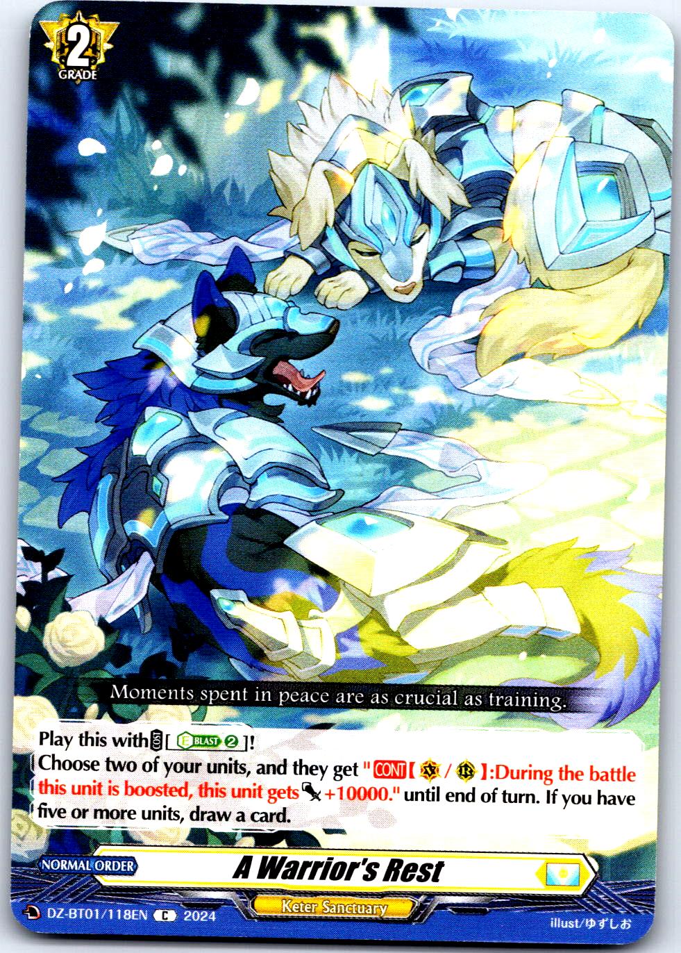 A WARRIOR'S REST DZ-BT01/118EN C CARDFIGHT!! VANGUARD MP