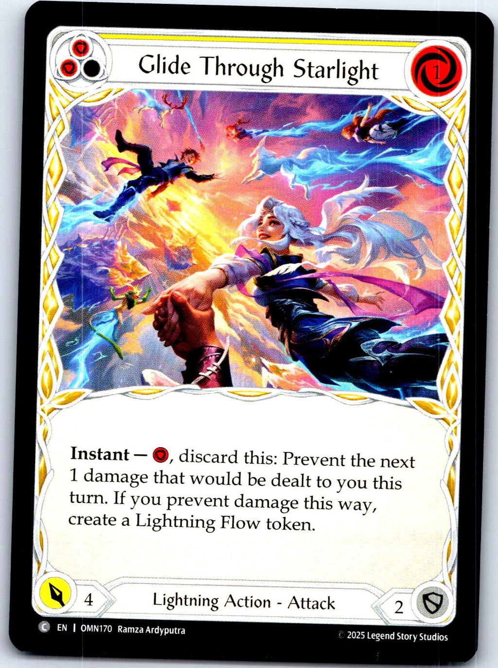 GLIDE THROUGH STARLIGHT (YELLOW) OMN170 C FLESH AND BLOOD MP