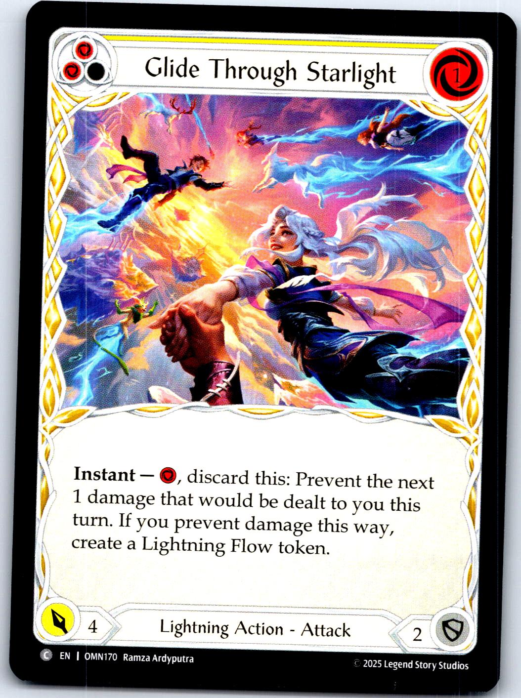 GLIDE THROUGH STARLIGHT (YELLOW) OMN170 C FLESH AND BLOOD MP