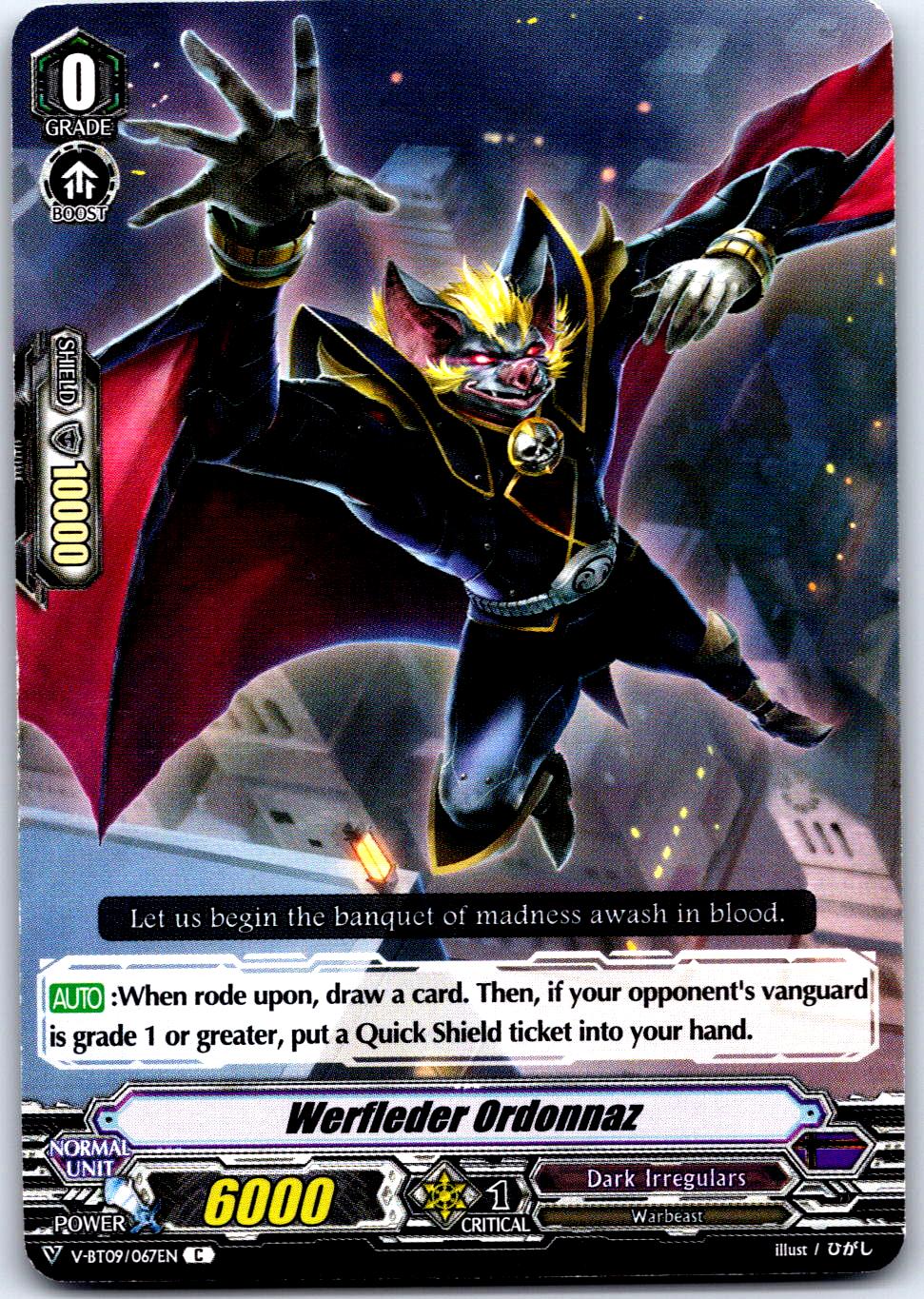 WERFLEDER ORDONNAZ V-BT09/067EN C CARDFIGHT!! VANGUARD MP