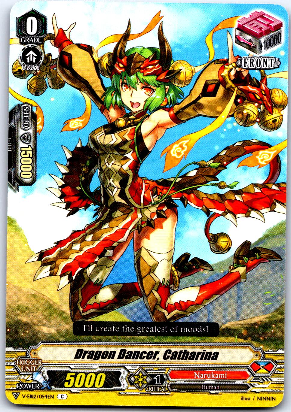 DRAGON DANCER, CATHARINA V-EB12/054EN C CARDFIGHT!! VANGUARD MP